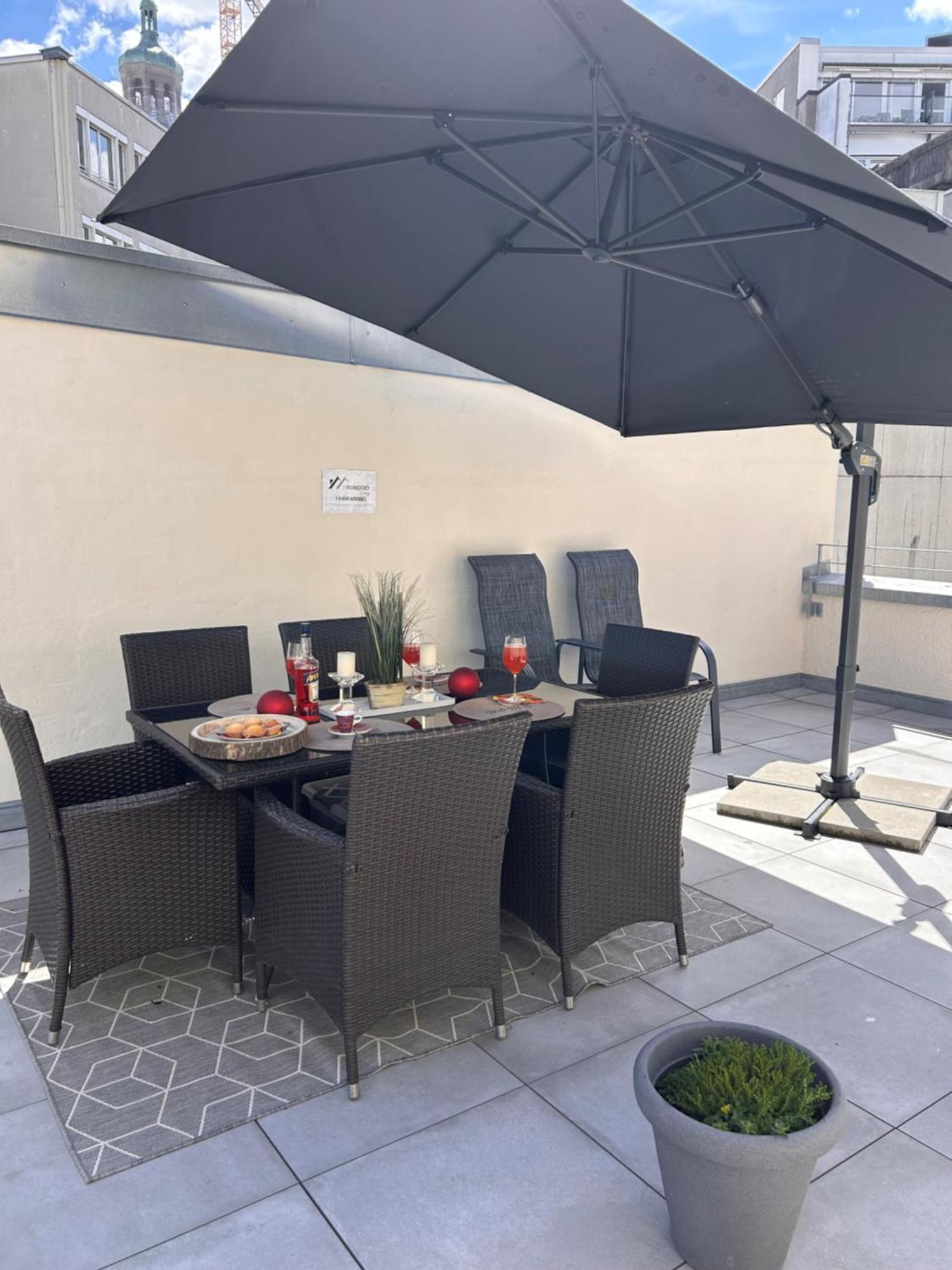 Primero City-Loftdomizil Innenstadt 84Qm Mit Grosser Gemeinschaftsterrasse Augsburg Ngoại thất bức ảnh